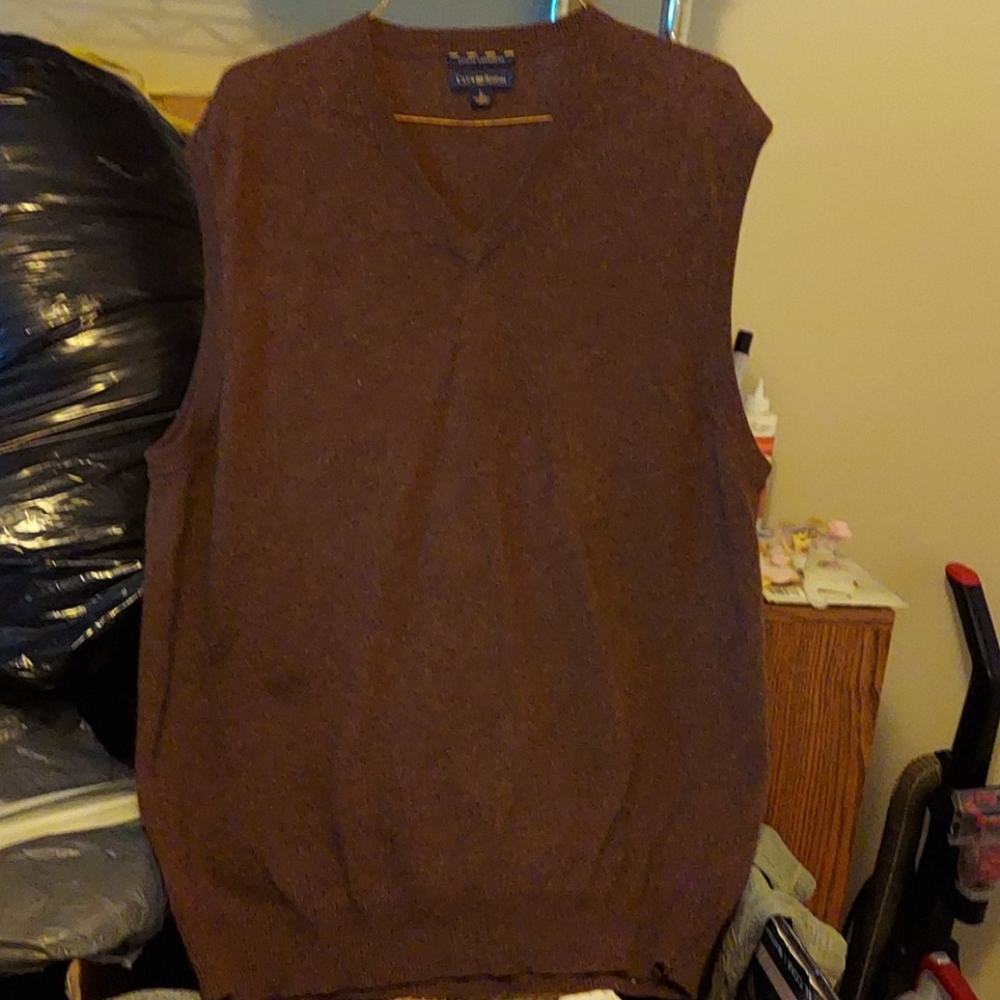 Estate cashmere brown vest